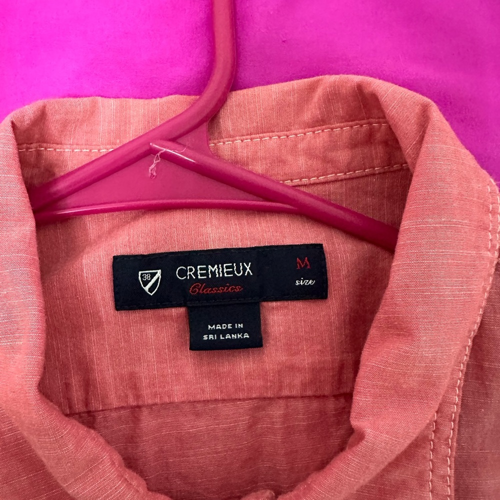 Cremeux Classics Coral Shirt